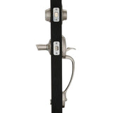 Plymouth Satin Nickel Double Cylinder Deadbolt with Accent Lever Door Handleset - Super Arbor
