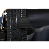 19 in. Open Tote Tool Bag with Rotating Handle in Black and Blue - Super Arbor