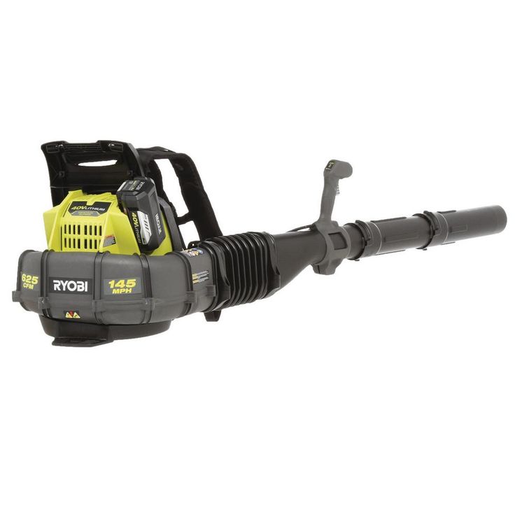 RYOBI 145 MPH 625 CFM 40-Volt Lithium-Ion Cordless Backpack Blower 5 Ah Battery and Charger Included