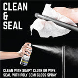 1/2 in. Black Steel Pipe 1.2 ft. H Paper Towel Holder Kit