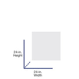 Armstrong Ceilings Fine Fissured 24-in x 24-in Drop Acoustic Panel Ceiling Tiles, White, 16-Pack (15/16-in Grid)