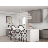 Progress Lighting Bisset 4-Light White Coastal Chandelier