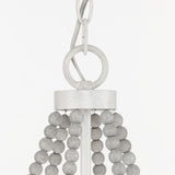 Progress Lighting Bisset 4-Light White Coastal Chandelier