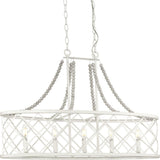 Progress Lighting Bisset 5-Light White Coastal Chandelier