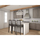 Progress Lighting Bisset 5-Light White Coastal Chandelier