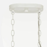 Progress Lighting Bisset 5-Light White Coastal Chandelier