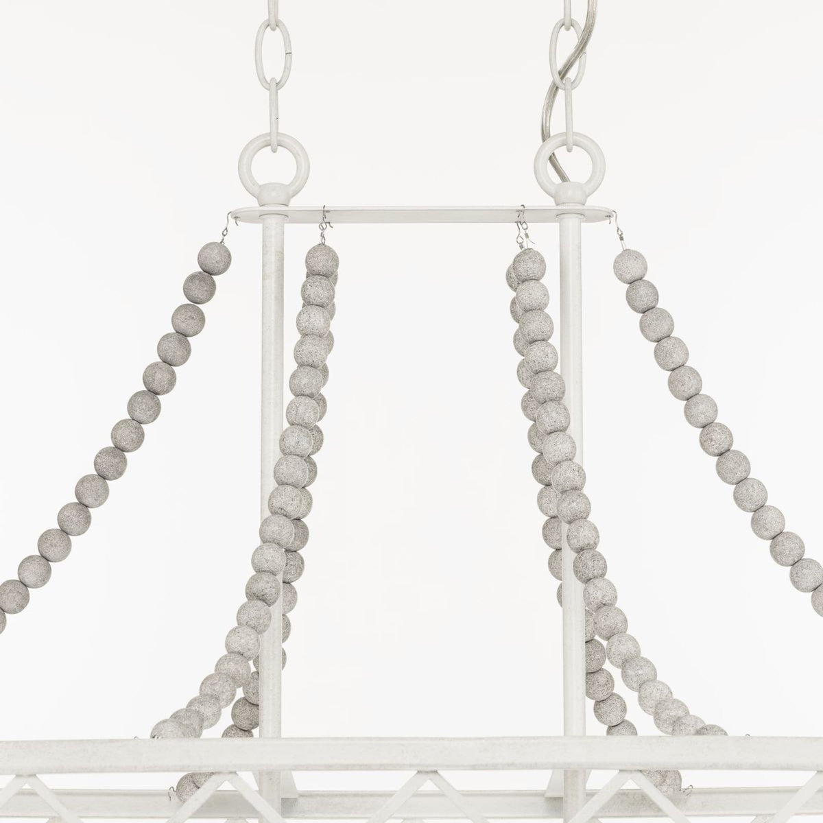 Progress Lighting Bisset 5-Light White Coastal Chandelier