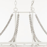 Progress Lighting Bisset 5-Light White Coastal Chandelier