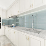 Giorbello Classic Premium Slate 4-in x 12-in Glossy Glass Subway Wall Tile (5-sq. ft/ Carton)