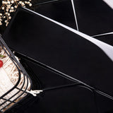 Giorbello (Sample) 4x12 glass subway tiles Black 4-in x 12-in Glossy Glass Brick Subway Wall Tile