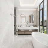 Giorbello Classic Premium Agreeable Gray 4-in x 12-in Glossy Glass Subway Wall Tile (5-sq. ft/ Carton)