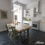 Hunter Kerrison 6-Light Brushed Nickel Transitional Led Chandelier