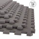 Stalwart 0.5-in W x 24-in L x 0.5-in T Interlocking Foam Gym Floor Tile (72-sq ft) (18-Pack)