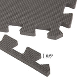 Stalwart 0.5-in W x 24-in L x 0.5-in T Interlocking Foam Gym Floor Tile (72-sq ft) (18-Pack)