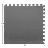 Stalwart 0.5-in W x 24-in L x 0.5-in T Interlocking Foam Gym Floor Tile (72-sq ft) (18-Pack)