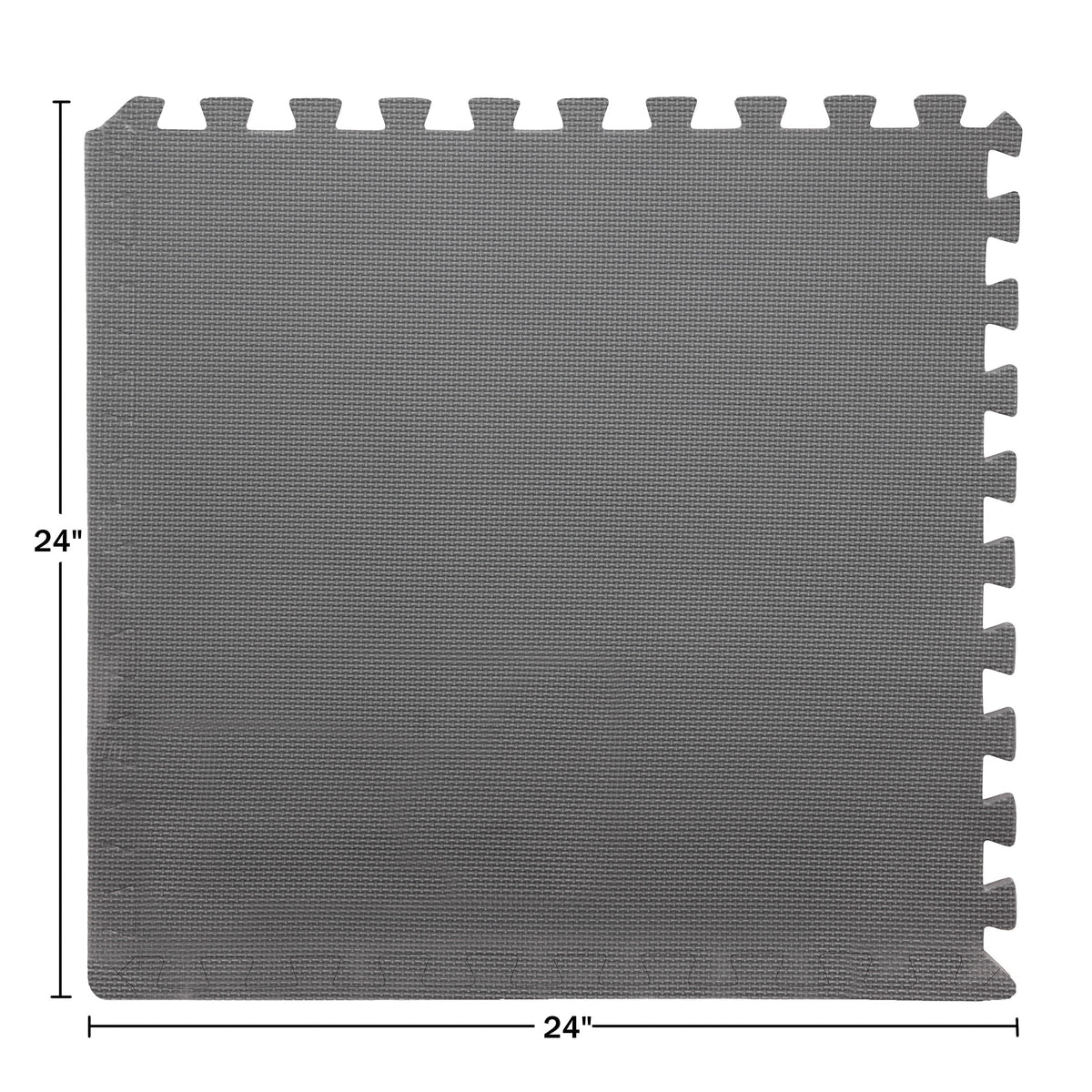 Stalwart 0.5-in W x 24-in L x 0.5-in T Interlocking Foam Gym Floor Tile (48-sq ft) (12-Pack)