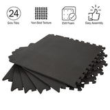 Stalwart 24-in W x 24-in L x 0.5-in T Interlocking Foam Gym Floor Tile (96-sq ft) (24-Pack)
