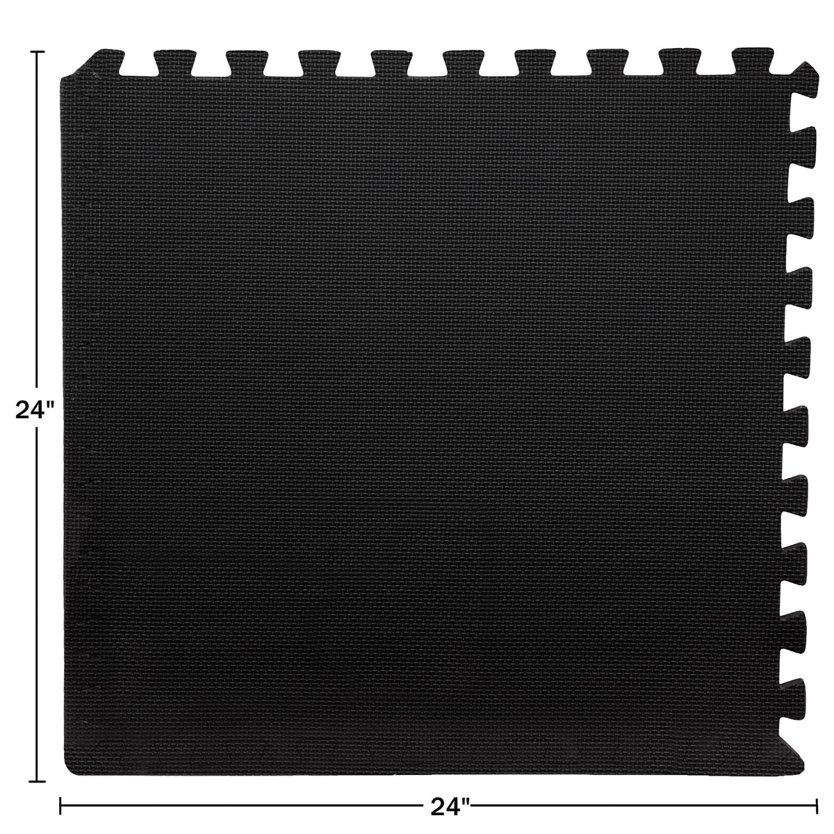 Stalwart 24-in W x 24-in L x 0.5-in T Interlocking Foam Gym Floor Tile (96-sq ft) (24-Pack)