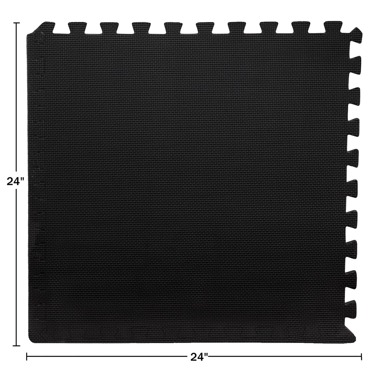 Stalwart 24-in W x 24-in L x 0.5-in T Interlocking Foam Gym Floor Tile (96-sq ft) (24-Pack)