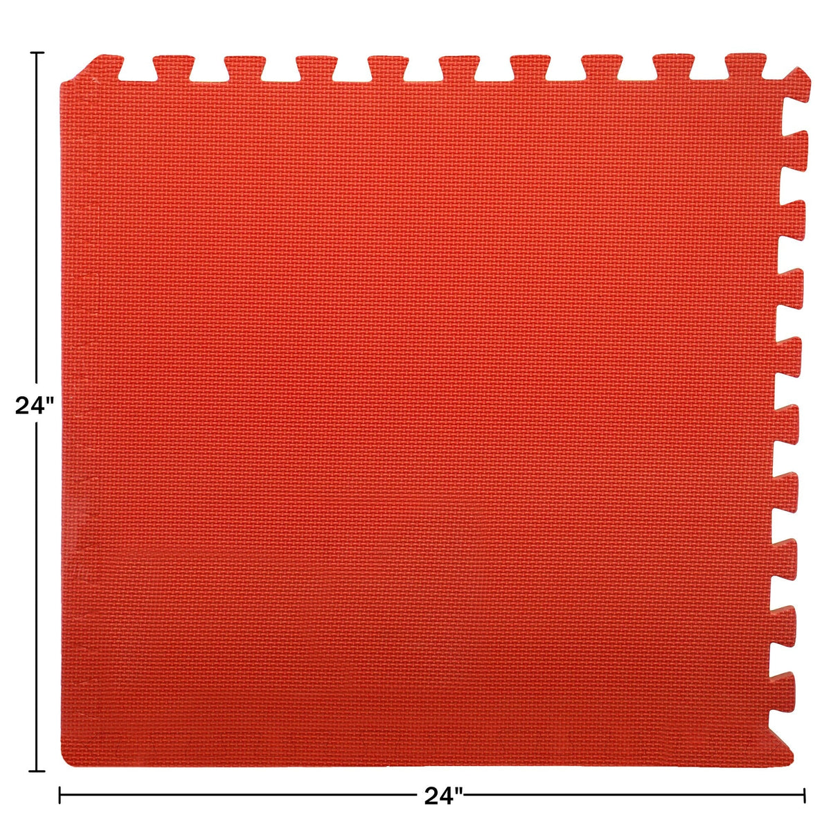 Stalwart 24-in W x 24-in L x 0.5-in T Interlocking Foam Gym Floor Tile (32-sq ft) (8-Pack)