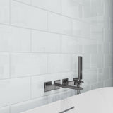 Giorbello Classic Premium Bright White 6-in x 12-in Glossy Glass Subway Wall Tile (5-sq. ft/ Carton)