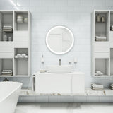 Giorbello (Sample) 6x12 Glass Subway Tiles Bright White 6-in x 12-in Glossy Glass Brick Subway Wall Tile