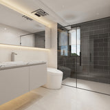 Giorbello Classic Premium Black 6-in x 12-in Glossy Glass Subway Wall Tile (5-sq. ft/ Carton)