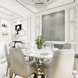 Giorbello (Sample) Glass Arabesque Tiles True Gray 4-1/2-in x 4-1/2-in Glossy Glass Lantern Subway Wall Tile