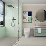 Giorbello Classic Premium Winter Sage 6-in x 12-in Glossy Glass Subway Wall Tile (5-sq. ft/ Carton)