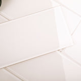 Giorbello Classic Premium Rose Pale Pink 6-in x 12-in Glossy Glass Subway Wall Tile (5-sq. ft/ Carton)