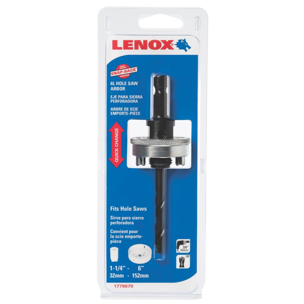 LENOX 3/8-in Quick Change Hole Saw Arbor