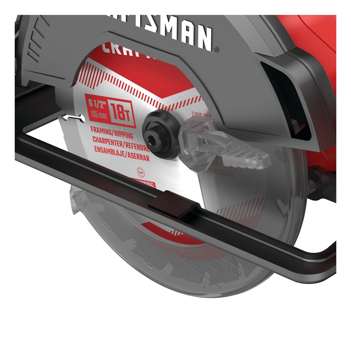 CRAFTSMAN V20 20-Volt Max 6-1/2-in Cordless Circular Saw with Brake and Metal Shoe, Kit with Battery & Charger