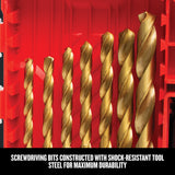 CRAFTSMAN 21-Piece Assorted Titanium Twist Drill Bit Set