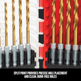 CRAFTSMAN 21-Piece Assorted Titanium Twist Drill Bit Set
