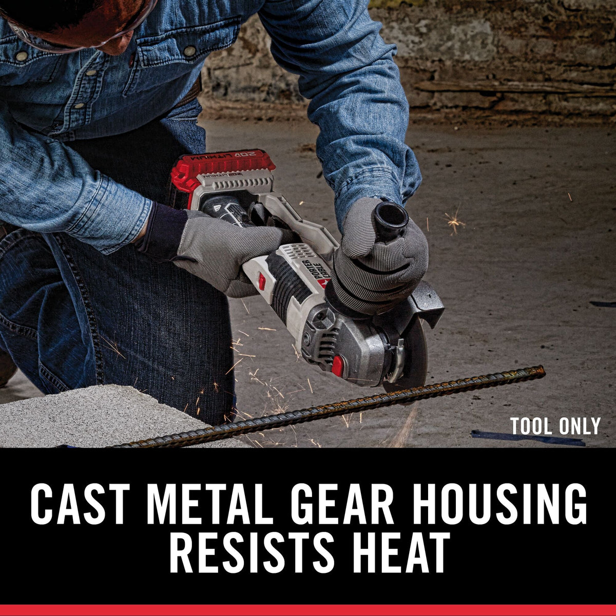PORTER-CABLE 4.5-in 20-Volt Max Trigger Switch Cordless Angle Grinder