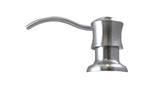 Keeney Satin Stainless Deck-Mount Soap and Lotion Dispenser, 10-oz Capacity