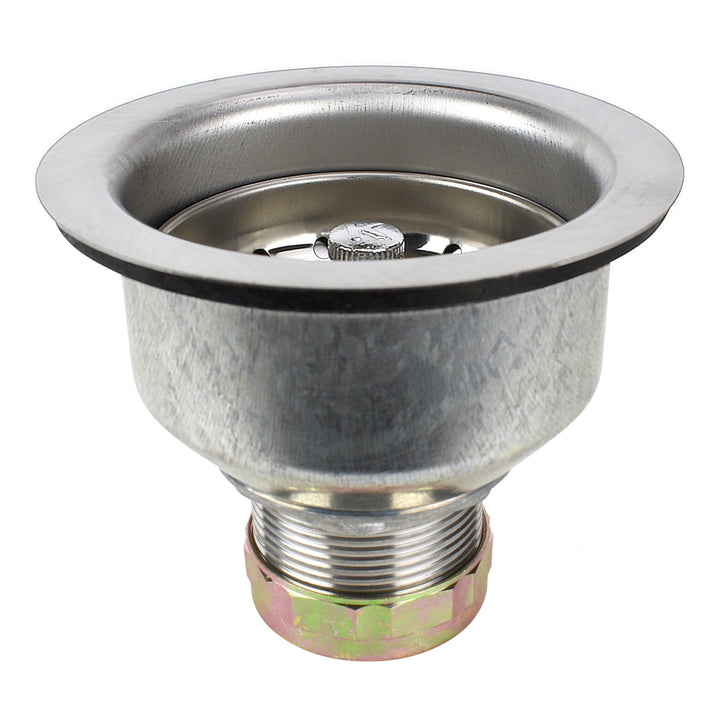 Keeney 3.5-in Stainless Steel Rust-Resistant Kitchen Sink Strainer Basket, Deep Cup (Model K5412)