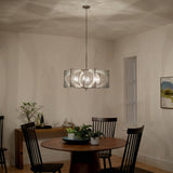 Kichler Alscar 6-Light Polished Nickel Transitional Chandelier