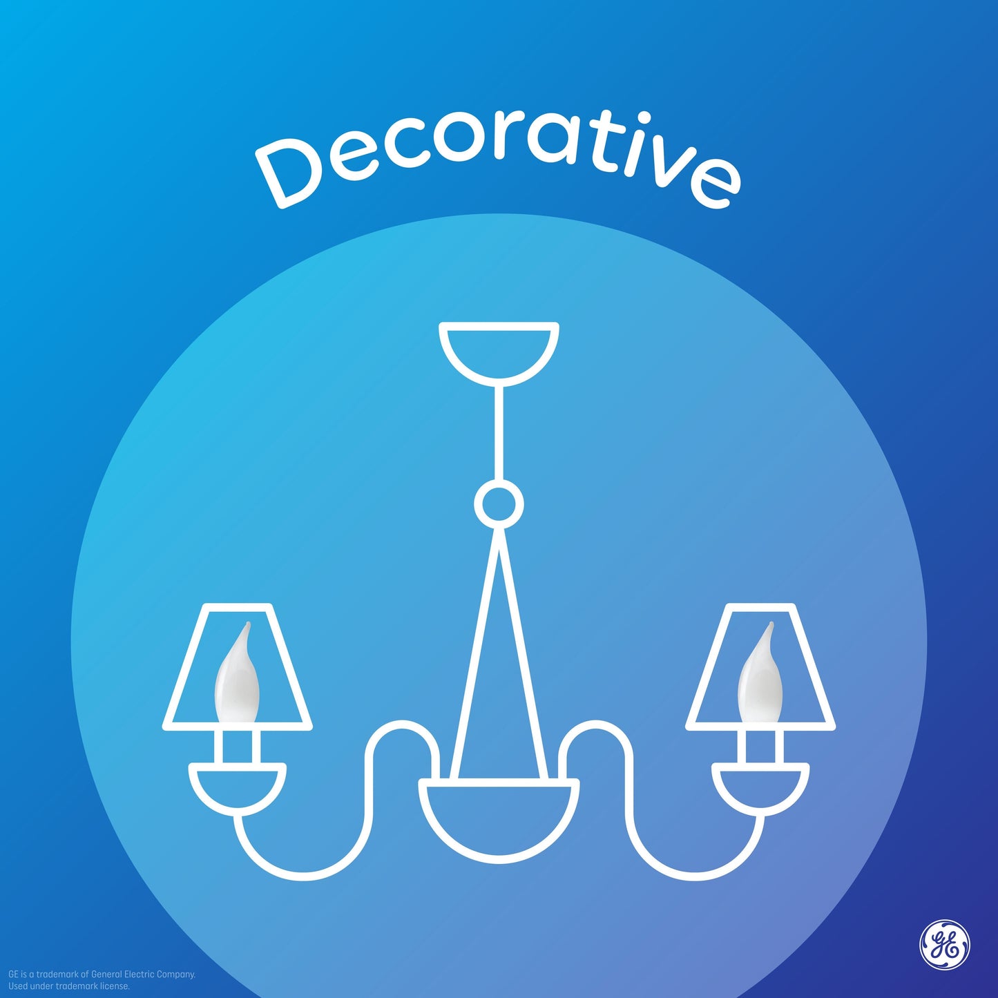 GE Basic 60-Watt EQ CAC/CA10 Soft White Dimmable LED Decorative Light Bulbs, Candelabra Base (12-Pack)