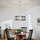 Kichler Alscar 6-Light Polished Nickel Transitional Chandelier