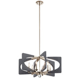 Kichler Alscar 6-Light Polished Nickel Transitional Chandelier