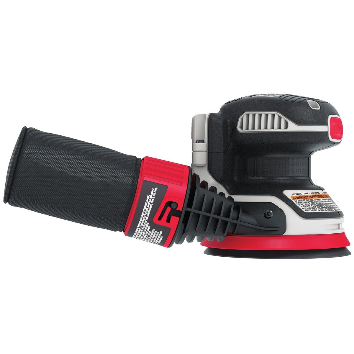 PORTER-CABLE 20-Volt Cordless 5-in Random Orbital Sander, Bare Tool with Dust Management, 12,000 OPM (PCCW205B)