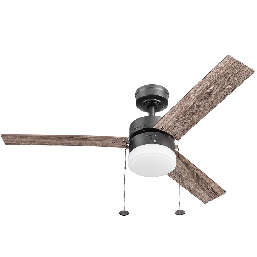 Harbor Breeze Vue 44-in Bronze LED Indoor Ceiling Fan with Light, 3-Blade