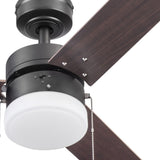 Harbor Breeze Vue 44-in Bronze LED Indoor Ceiling Fan with Light, 3-Blade