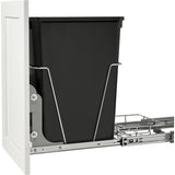 Rev-A-Shelf RV-DM17KIT-5 Metal Pull-Out Trash Can / Basket Door-Mount Kit, Gray/Silver