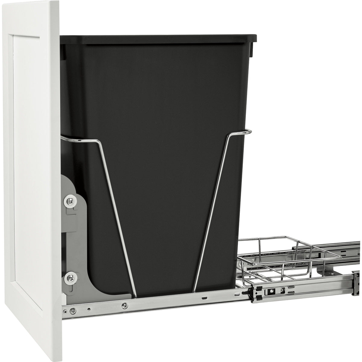 Rev-A-Shelf Metal Pull-Out Trash Can / Basket Door Mounting Kit, Gray, RV-DM17KIT-5