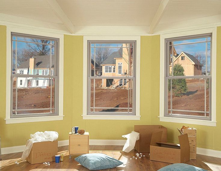 RELIABILT 150 Series New Construction 23-1/2-in x 35-1/2-in x 3-1/4-in Jamb White Vinyl Dual-pane Single Hung Window Half Screen Included