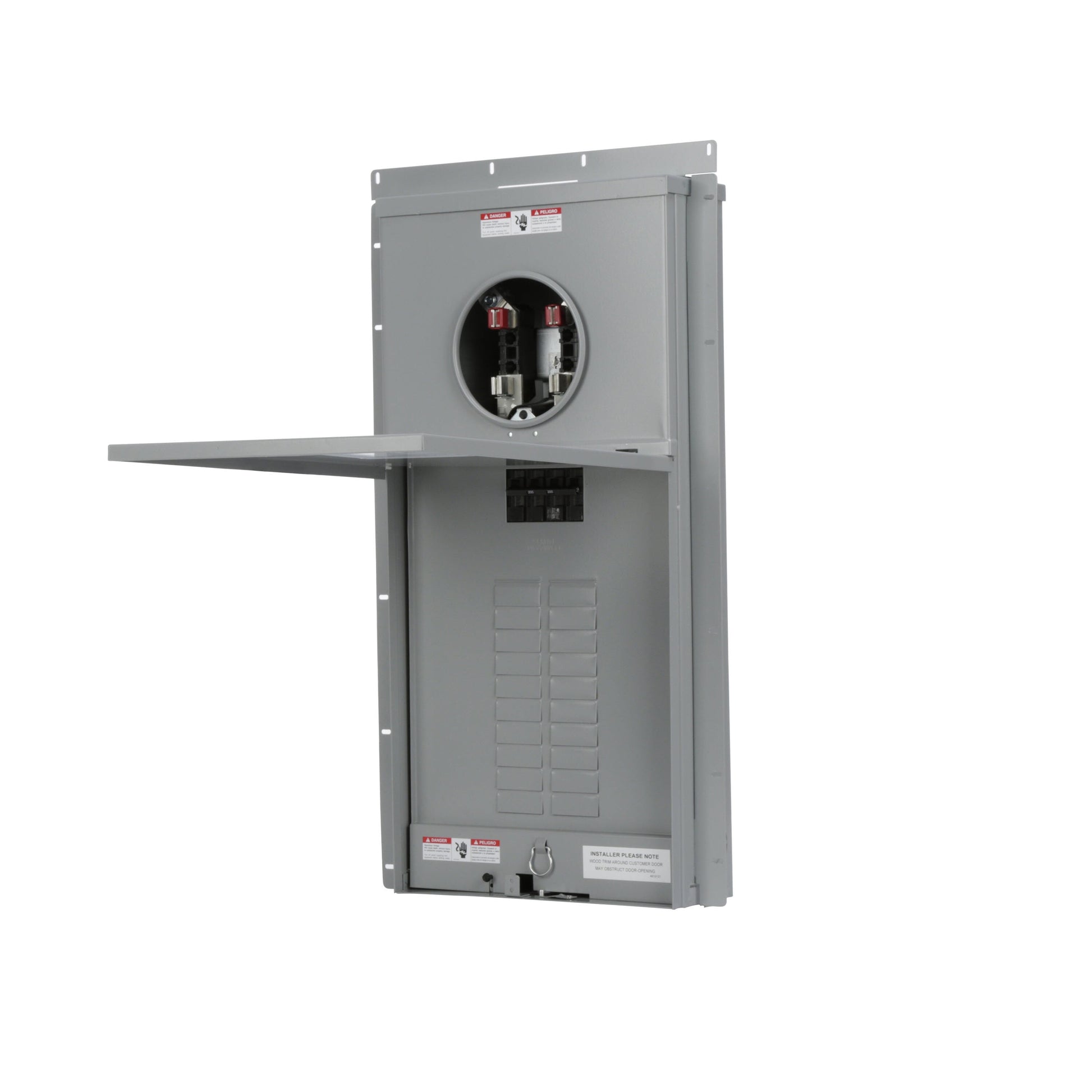Siemens Meter Combo 200-Amp 20-space load center - front view