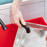 Cambridge Resources 1-Basin Freestanding Utility Tub with Faucet - Red