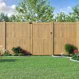 Freedom Hampton 8-ft H x 6-ft W Woodgrain Cypress Privacy Vinyl Flat-top Fence Panel (Unassembled)